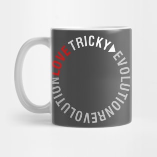 EVOLUTION REVOLUTION LOVE Mug